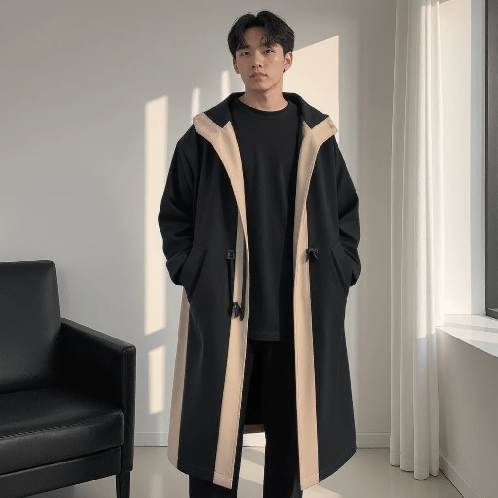 Veste Coréenne Beige - Image 4