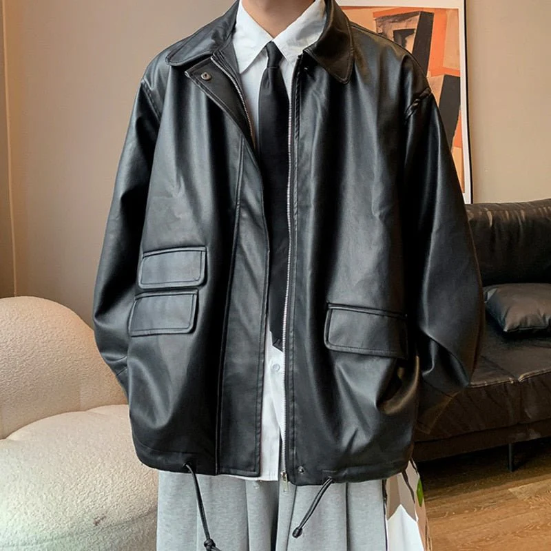 Veste Cuir Homme Vintage - Image 5