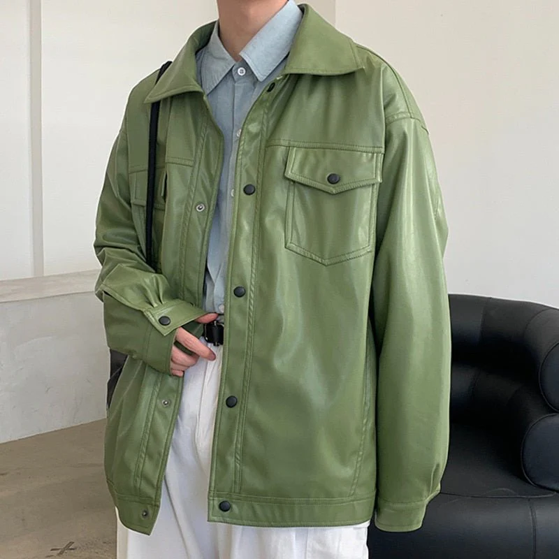 Veste En Cuir Pour Homme - Image 5