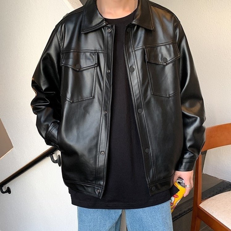 Veste En Cuir Pour Homme - Image 7