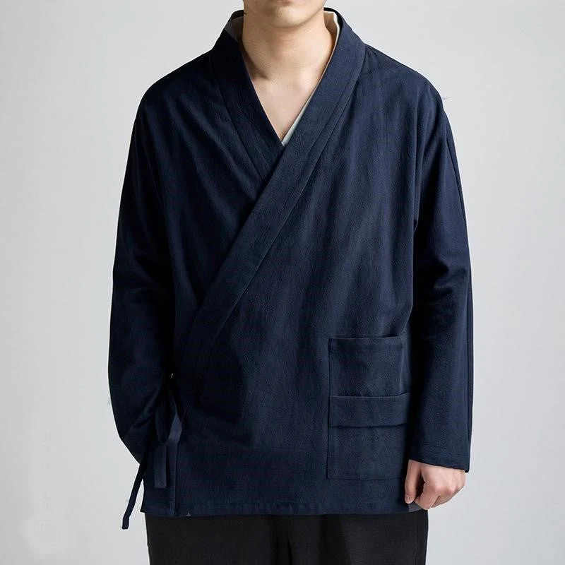 Veste Kimono Japonais - Uni - Image 10