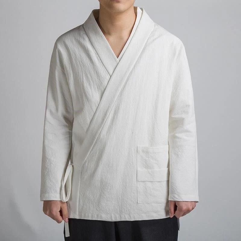 Veste Kimono Japonais - Uni - Image 6