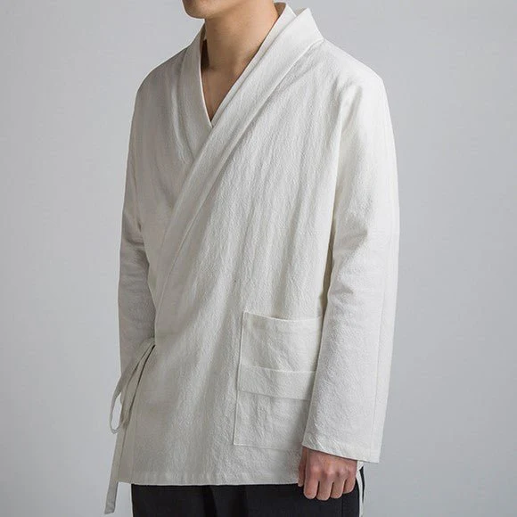 Veste Kimono Japonais - Uni - Image 7