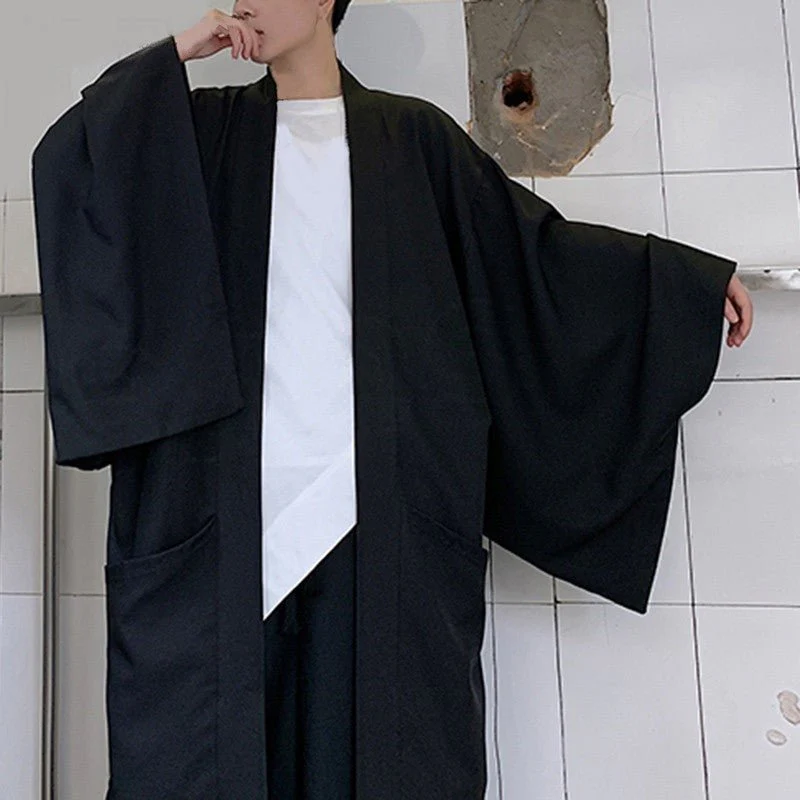 Veste Kimono Noir - Image 3