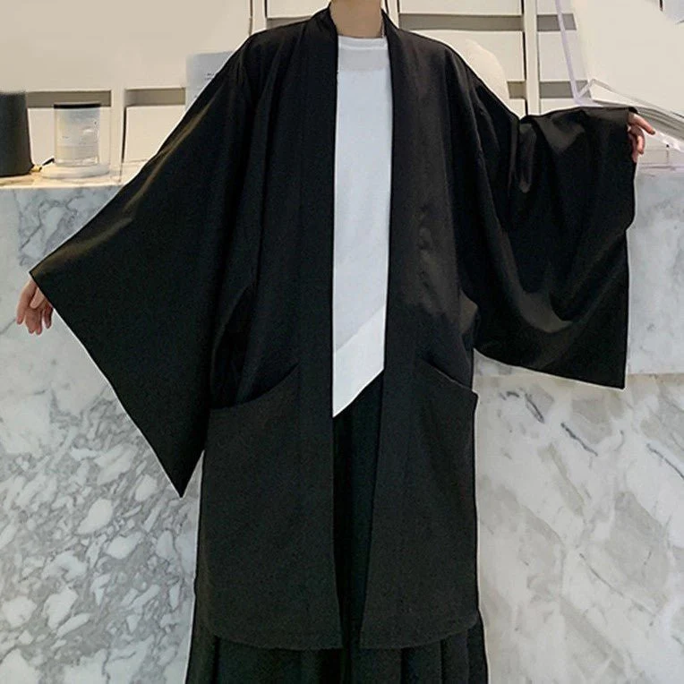 Veste Kimono Noir - Image 6