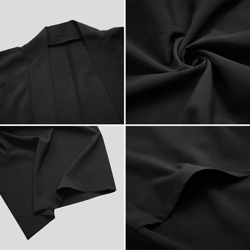 Veste Kimono Noir - Image 7