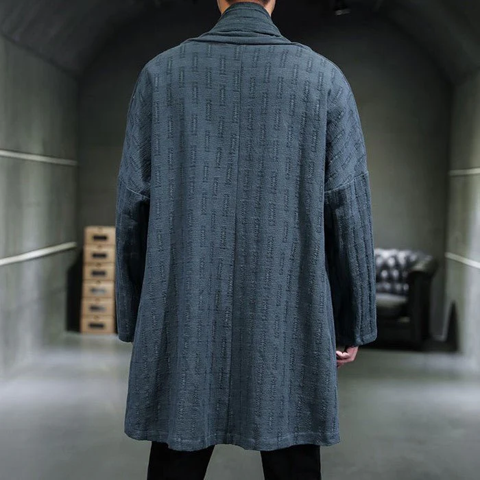 Veste Longue Kimono Homme - Image 6