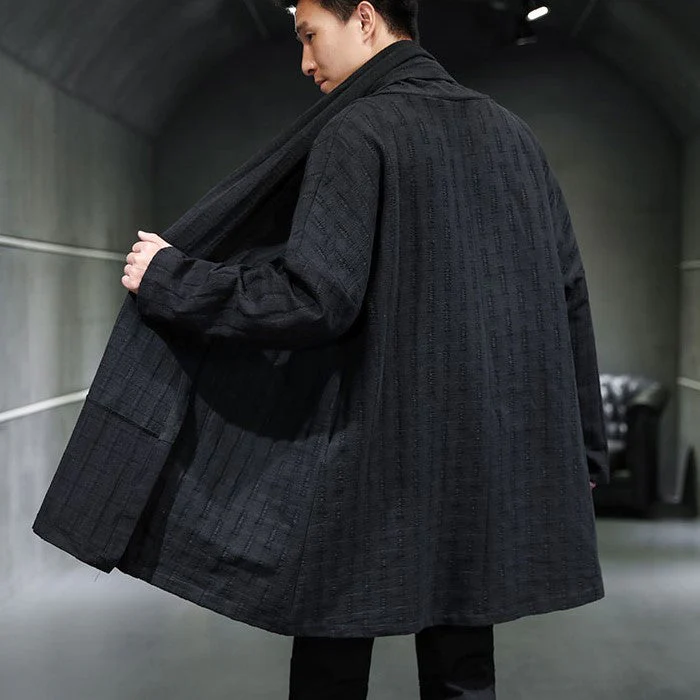 Veste Longue Kimono Homme - Image 9