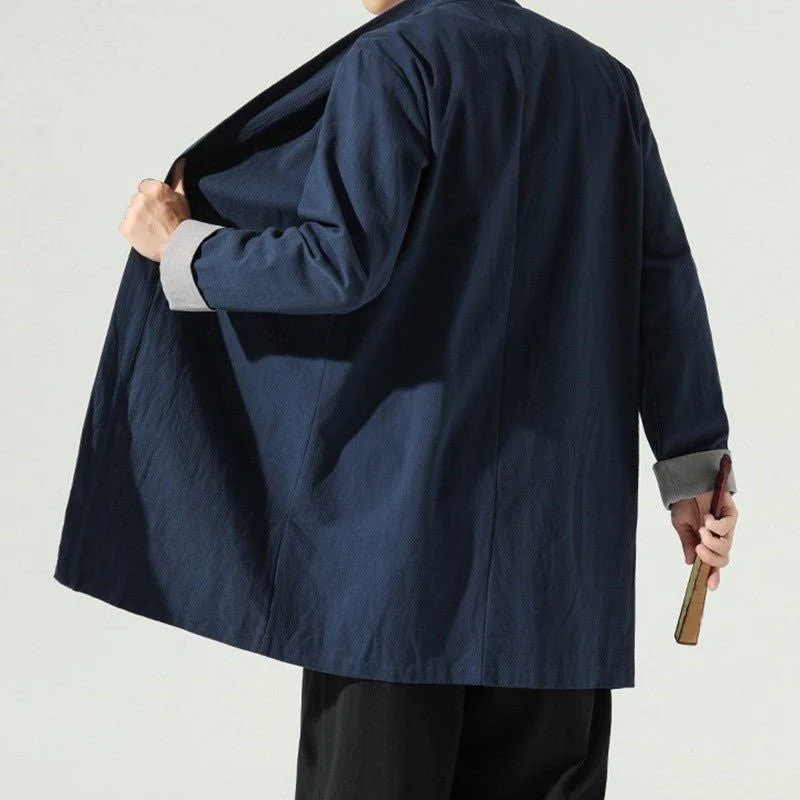 Veste Longue Style Kimono - Image 2