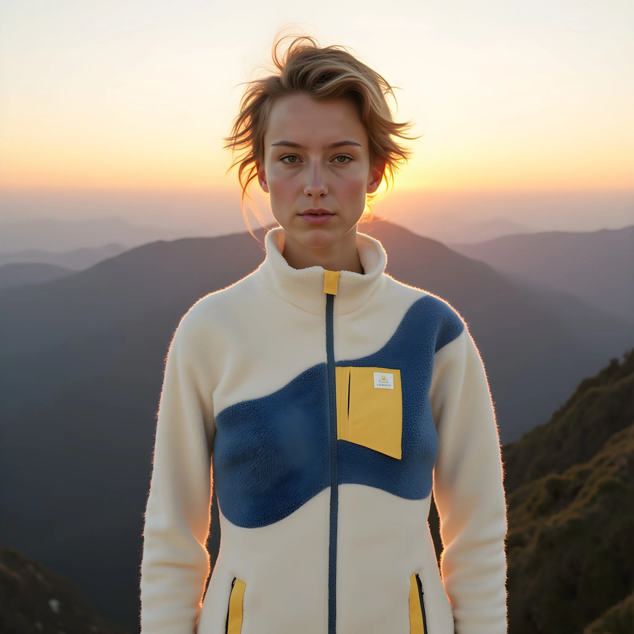 Veste Polaire Blanche - Image 3