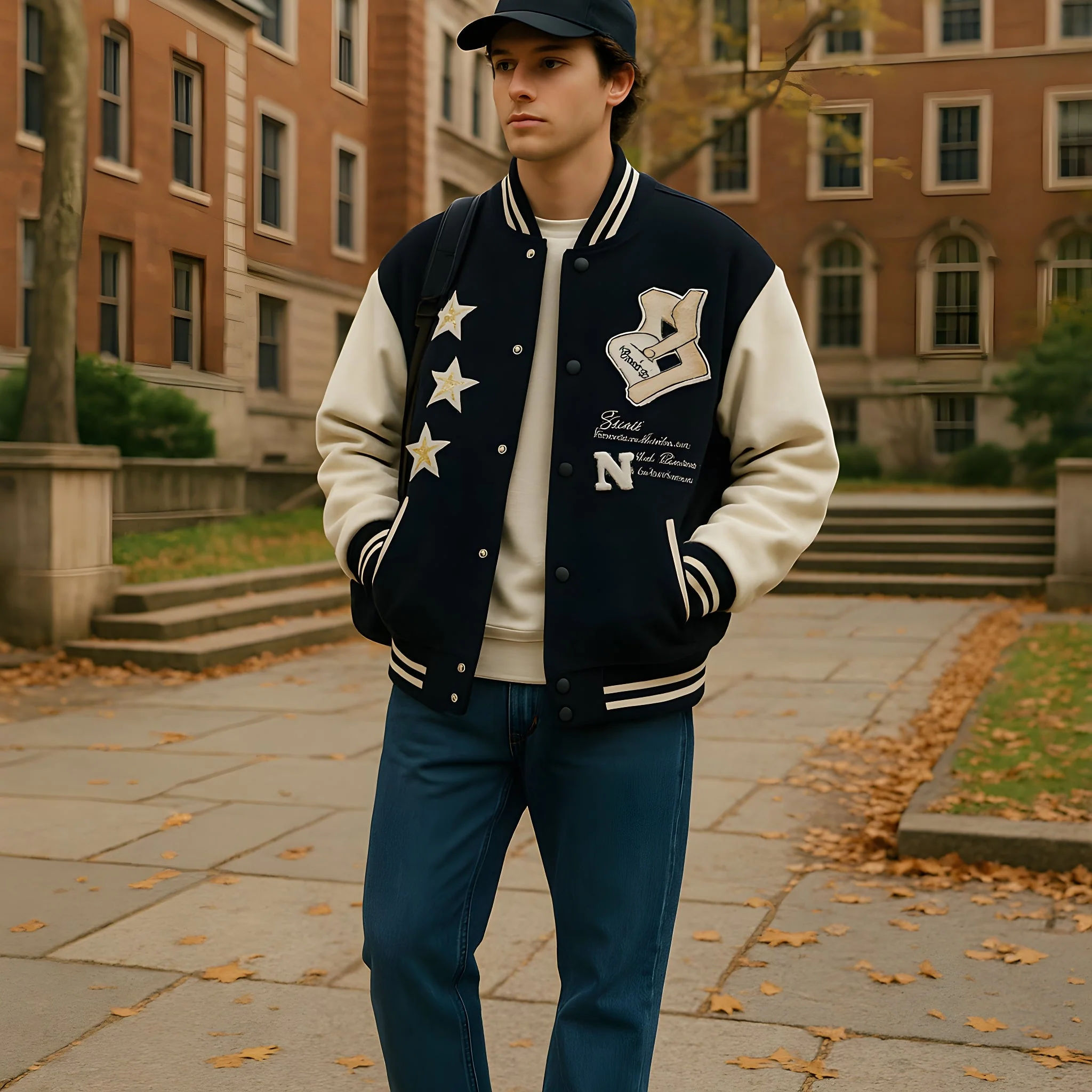 Veste Style Universitaire - Image 3