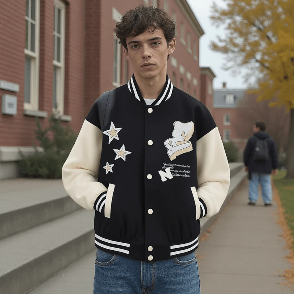Veste Style Universitaire - Image 9