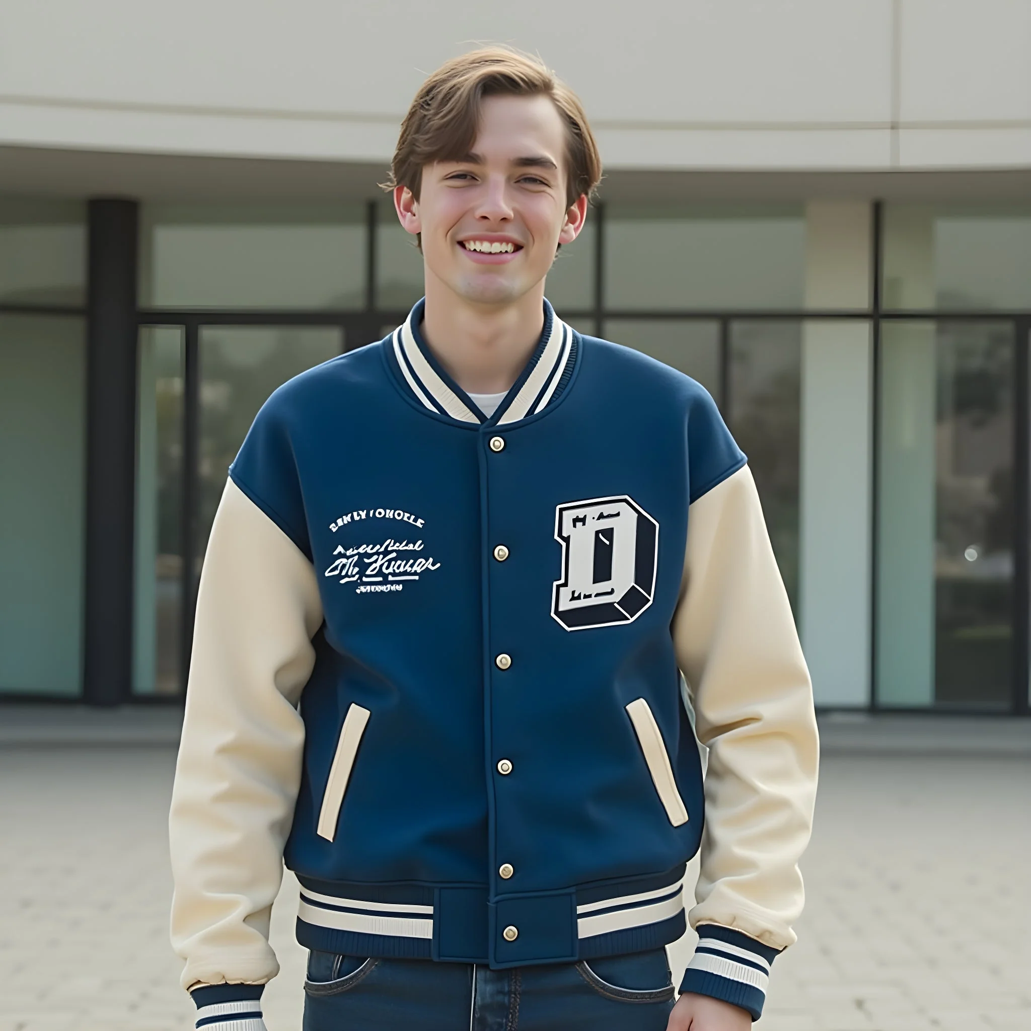 Veste Universitaire Noir - Image 17